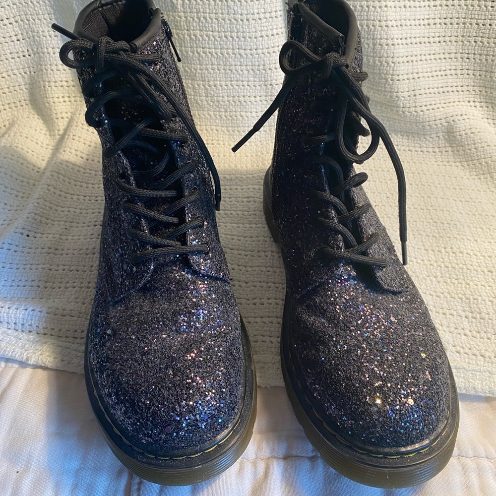 Dr Marten Glitter boots